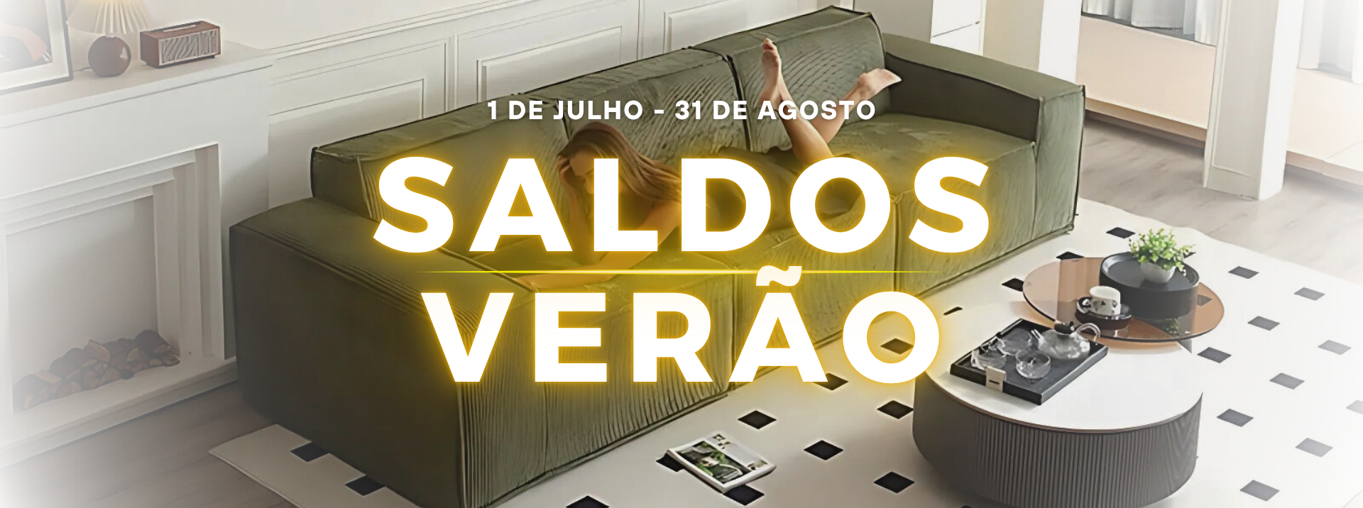 saldos sofas promoçoes